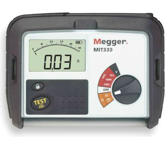 Тестер изоляции и проводимости Megger MIT330 MIT330-EN 1