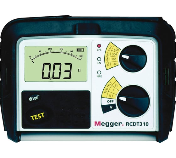 Измеритель параметров УЗО Megger RCDT310 RCDT310-EN-SC 1