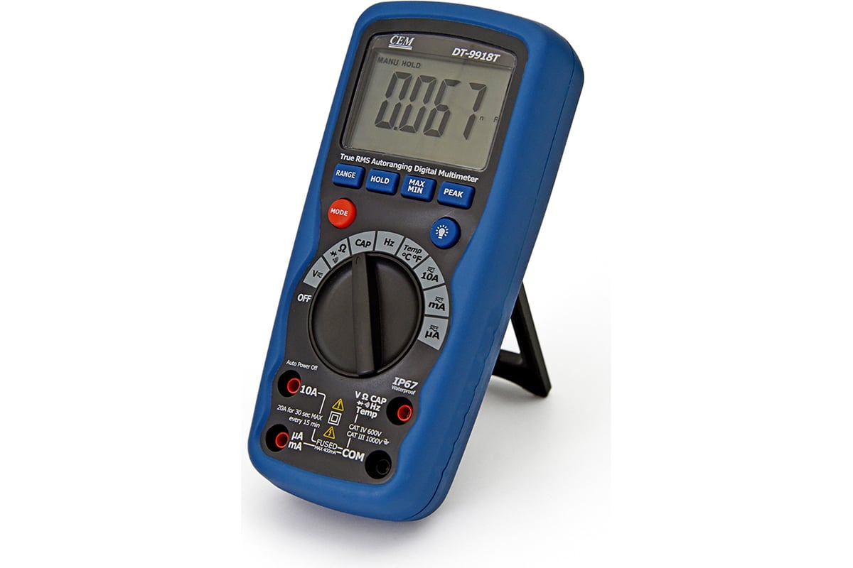 Профессиональный мультиметр СЕМ DT-9918T 481066 - выгодная цена, отзывы ...