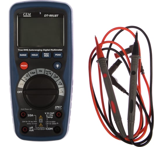 Профессиональный мультиметр СЕМ DT-9918T 481066