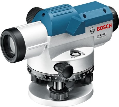 Оптический нивелир Bosch GOL 20 D с поверкой 0.615.994.09X
