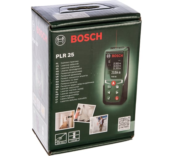 Лазерный дальномер Bosch PLR 25 0.603.672.521