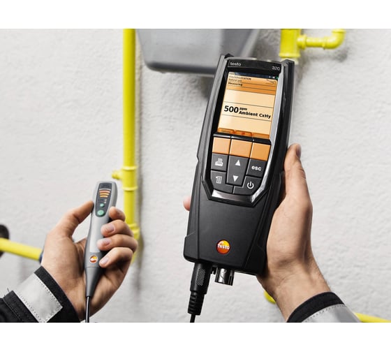 Комплект анализатора дымовых газов Testo 320 с H2-компенсацией
