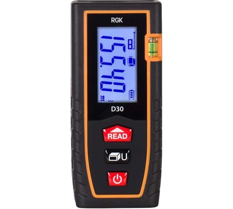 Лазерный дальномер RGK d30 с поверкой 755627