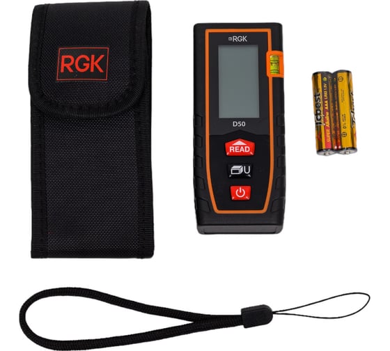 Лазерный дальномер RGK d50 с поверкой 755634