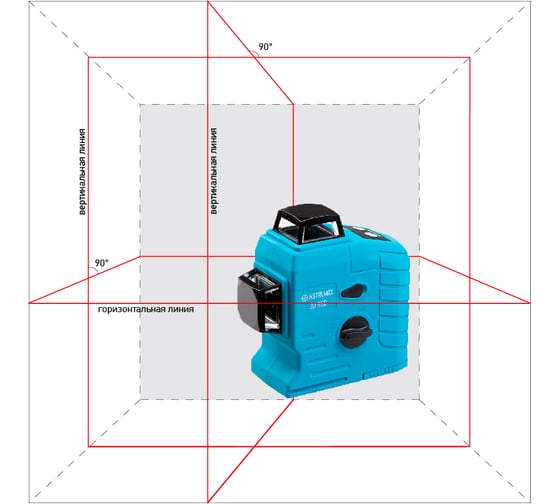 Построитель лазерных плоскостей Instrumax 3D RED IM0118