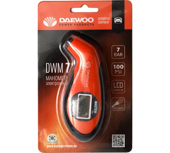 Цифровой манометр DAEWOO DWM7 DWM 7