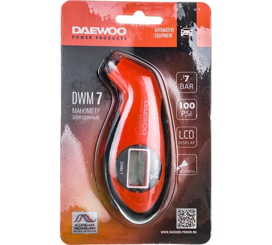 Цифровой манометр DAEWOO DWM7 DWM 7