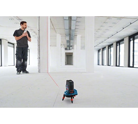 Комбинированный лазерный нивелир Bosch GCL 2-50 C + 2 крепления + пульт ДУ RC2 + L-Boxx 0.601.066.G04