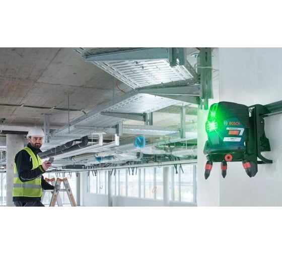 Комбинированный лазерный нивелир Bosch GCL 2-50 CG + 2 крепления + L-Boxx 0.601.066.H00