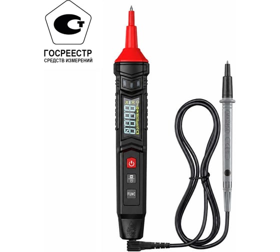 Портативный цифровой смарт мультиметр-ручка iCarTool CATIII 600 V, TrueRMS IC-M111