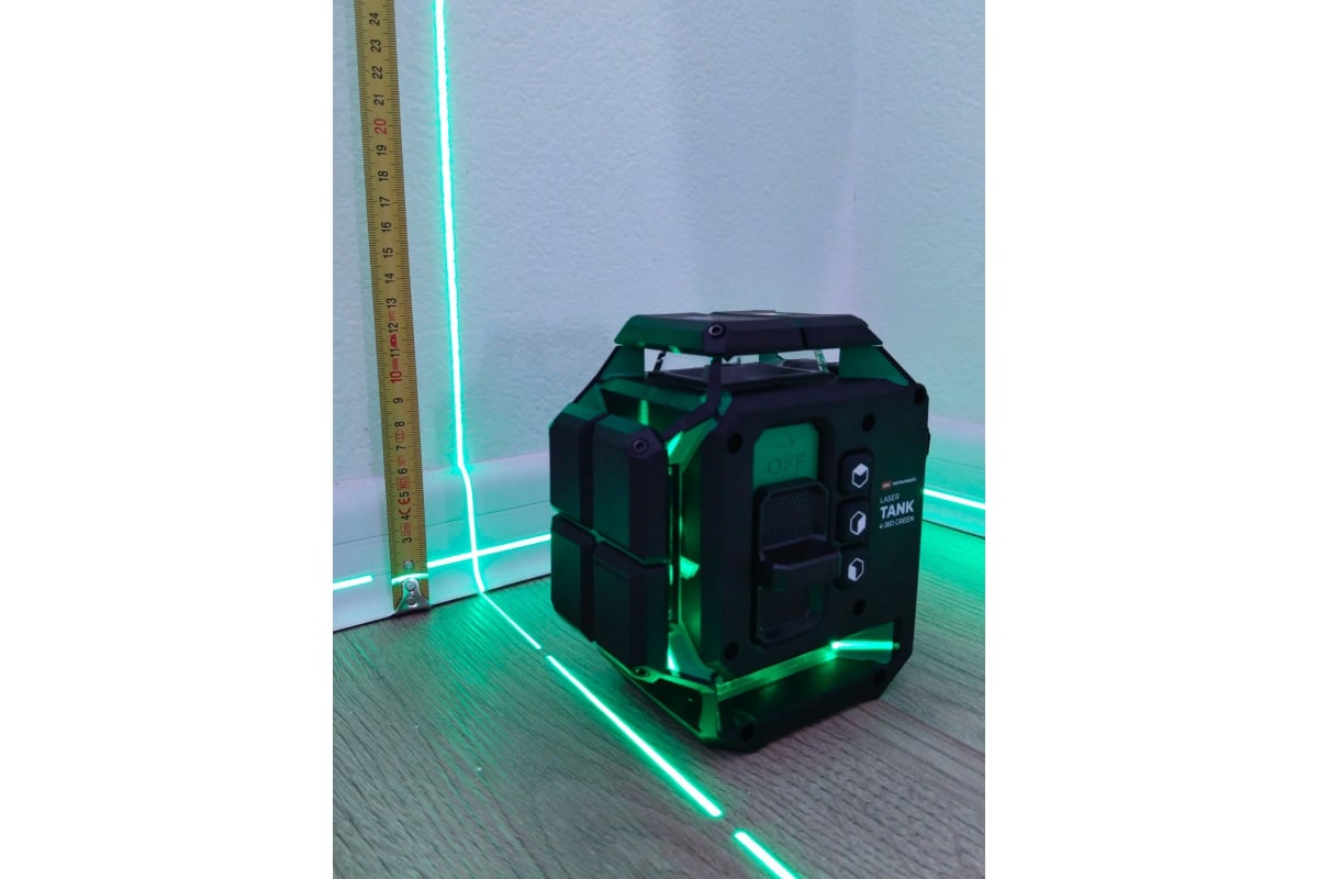 Профессиональный лазерный уровень ADA LaserTANK 4-360 GREEN basic edition  А00631 - выгодная цена, отзывы, характеристики, фото - купить в Москве и РФ