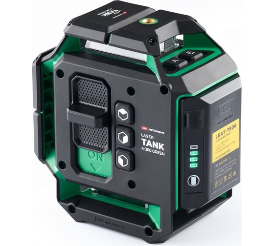 Профессиональный лазерный уровень ADA LaserTANK 4-360 GREEN ultimate edition А00632