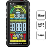 Цифровой смарт мультиметр iCarTool CATIII 600V, TrueRMS, AD/DC IC-M117