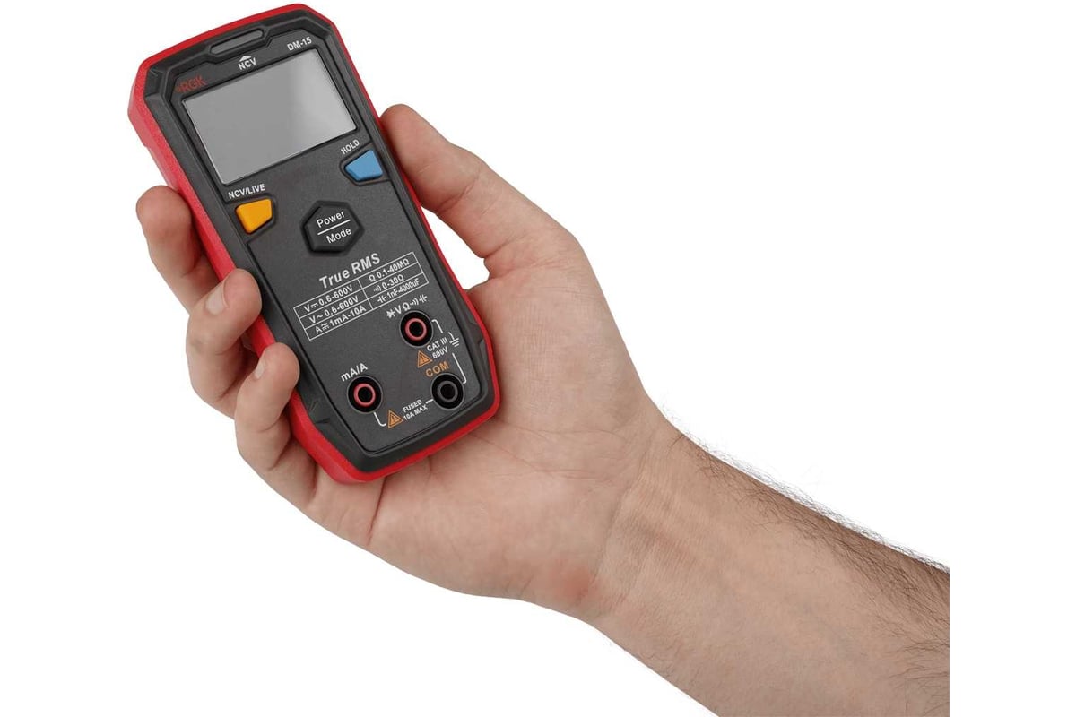 Цифровой мультиметр RGK DM-15 755153 - выгодная цена, отзывы ...