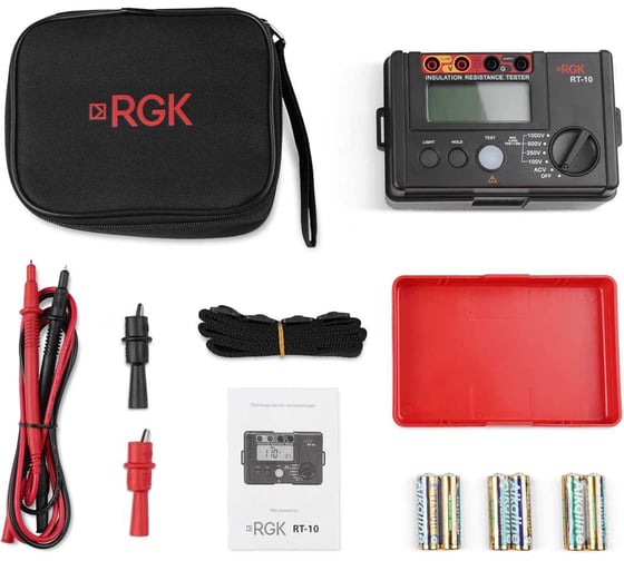 Мегаомметр RGK rt-10 755238