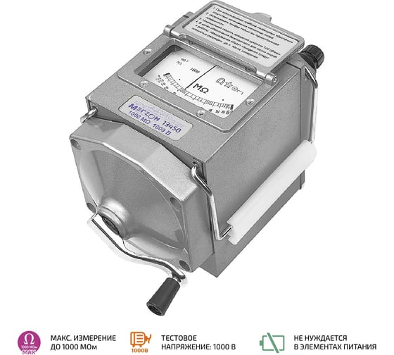 Мегаомметр МЕГЕОН 13450 к0000012445