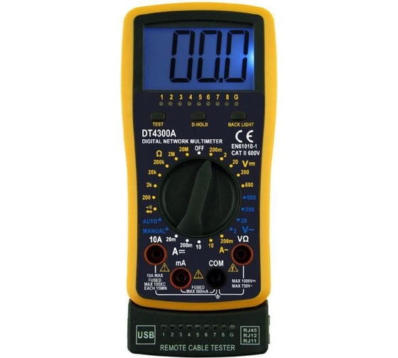 Кабельный мультиметр WHDZ DT4300A