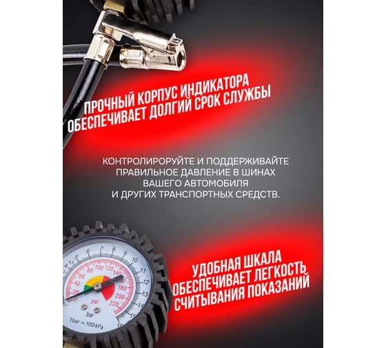 Индикатор для проверки давления в шинах Forsage F-TG-2(56271)