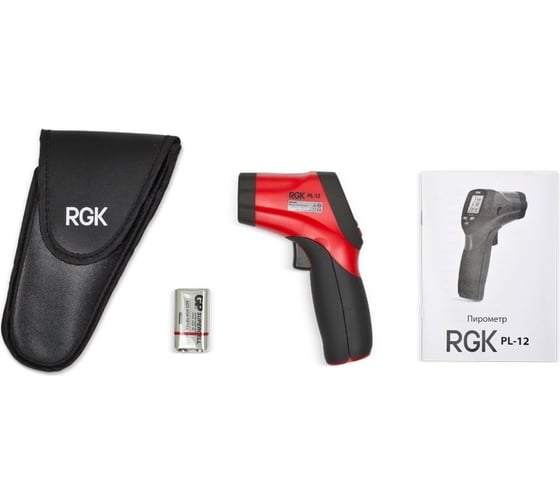 Пирометр RGK PL-12 с поверкой - выгодная цена, отзывы, характеристики ...