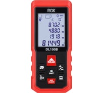 Лазерный дальномер с угломером RGK DL100B 4610011873928