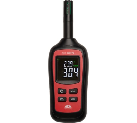 Бесконтактный измеритель влажности и температуры ADA ZHT 100-70 А00516