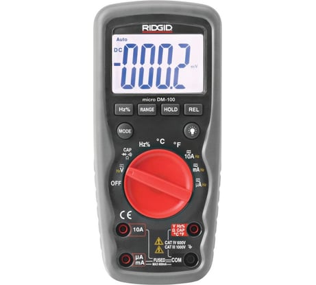 Цифровой мультиметр RIDGID Micro DM-100 37423