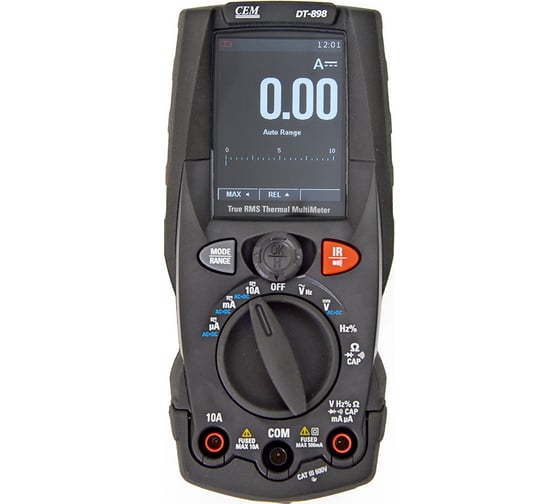 Мультиметр СЕМ DT-898 TRMS с встроенным тепловизором 482490