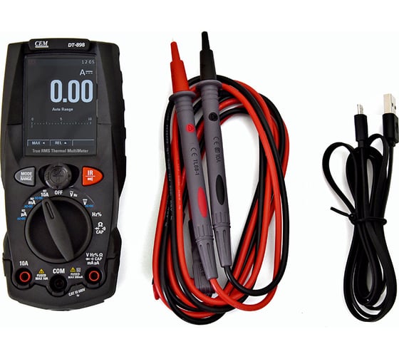 Мультиметр СЕМ DT-898 TRMS с встроенным тепловизором 482490