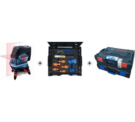 Комбинированный лазерный нивелир Bosch GCL 2-50 C + GEDORE set 0.615.994.0KG