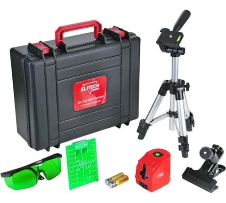 Лазерный нивелир ELITECH PROMO ЛН 3К ЗЕЛ Промо Е0306.015.00 200569