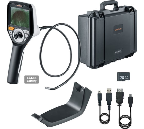 Профессиональный 3d видеоскоп с управляемой головкой камеры Laserliner Videoinspector 3d 082.270A