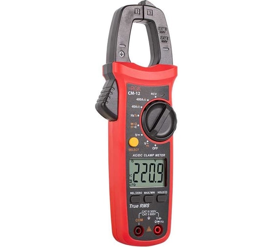 Токоизмерительные клещи с поверкой RGK CM-12 779685