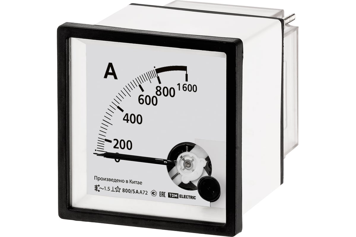 Амперметр TDM а72 800а/5а-1.5 SQ1102-0064 - выгодная цена, отзывы ...