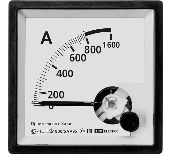 Амперметр TDM а96 800а/5а-1.5 SQ1102-0022