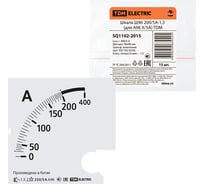 Шкала TDM ELECTRIC ш96 200/5а-1.5, для а96 х/5а SQ1102-2015