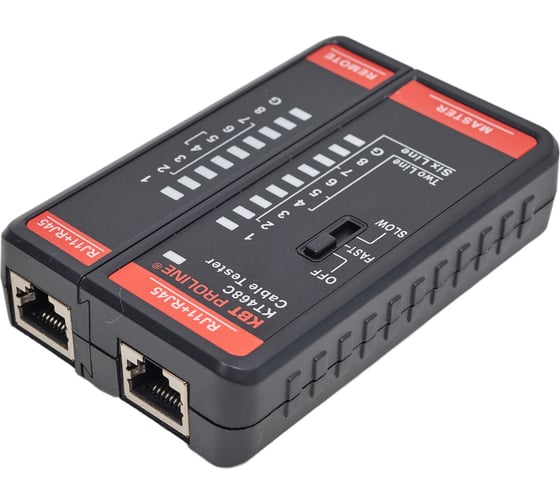 LAN-тестер кабельный КВТ KT 468С "PROLINE" 88552