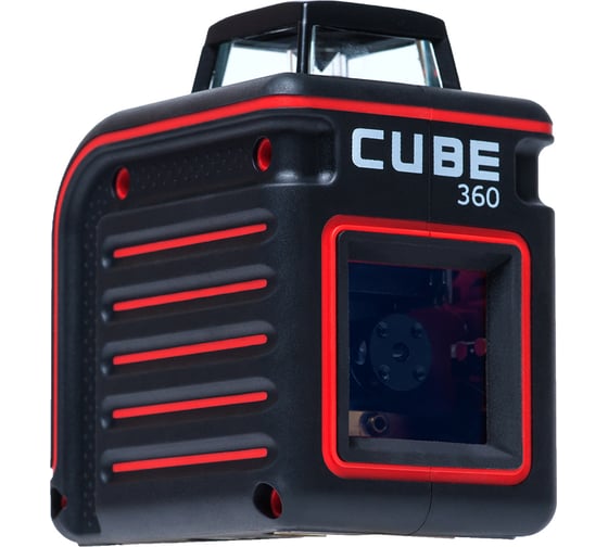 Лазерный уровень ADA Cube 360 + штатив 130 см + настенное магнитное крепление + лазерные очки + кейс А00543_К