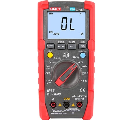 Профессиональный цифровой мультиметр с автодиапазоном UNI-T UT191T True RMS 00-00012005 129177