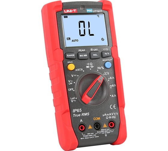 Профессиональный цифровой мультиметр с автодиапазоном UNI-T UT191T True RMS 00-00012005 129177