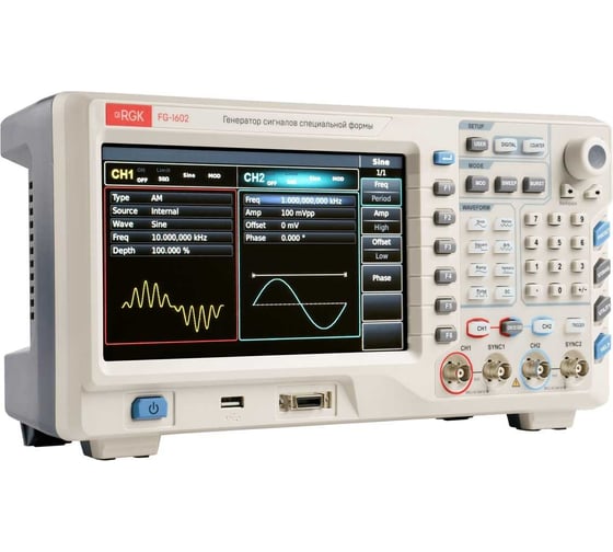 Генератор сигналов специальной формы RGK fg-1602 754606