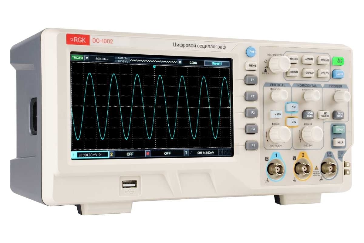 Цифровой осциллограф RGK do-1002 754576 - выгодная цена, отзывы,  характеристики, фото - купить в Москве и РФ