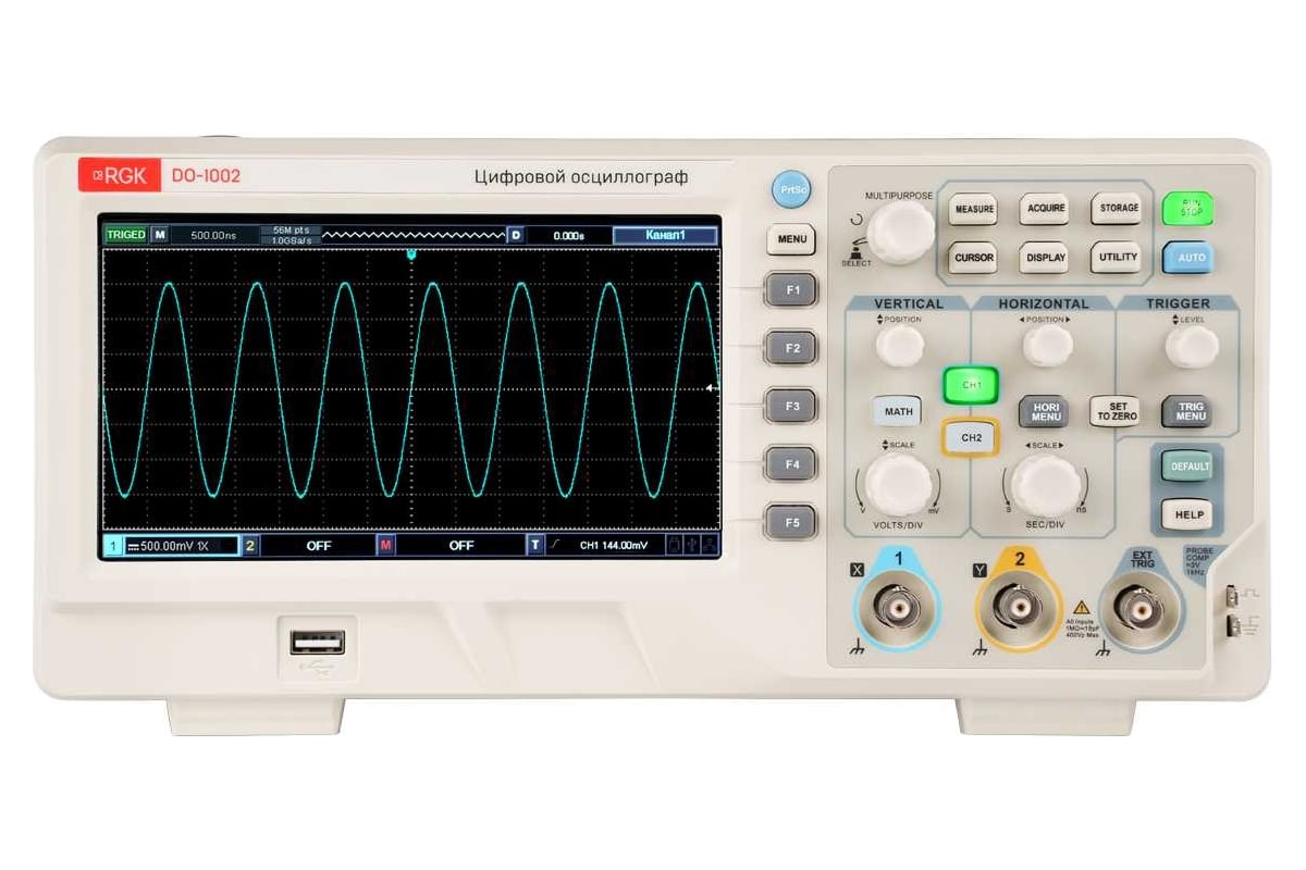 Цифровой осциллограф RGK do-1002 754576 - выгодная цена, отзывы,  характеристики, фото - купить в Москве и РФ