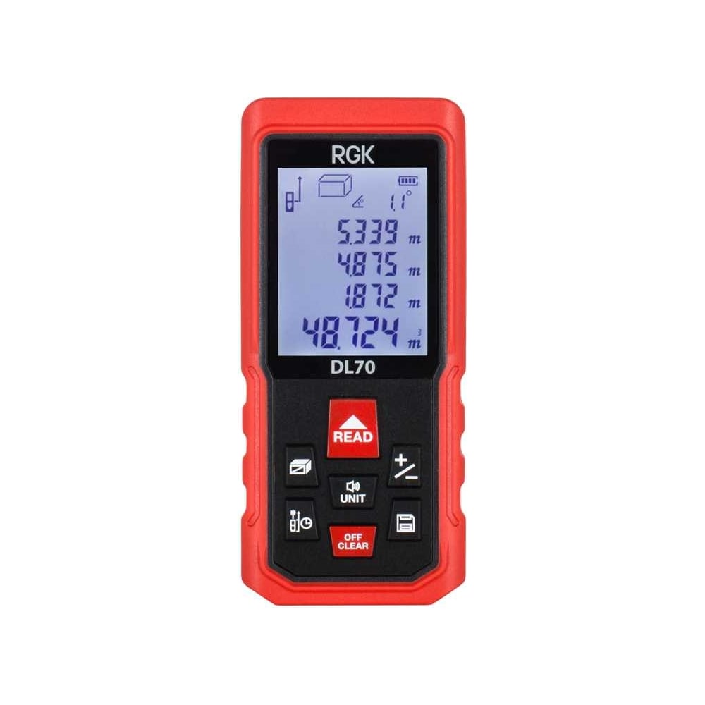 Лазерный дальномер с угломером RGK DL70 с поверкой 755702 - выгодная ...