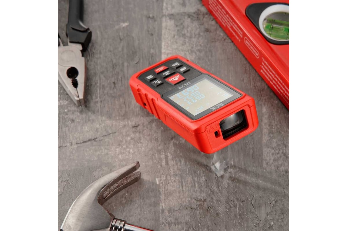 Лазерный дальномер с угломером RGK DL70 с поверкой 755702 - выгодная ...