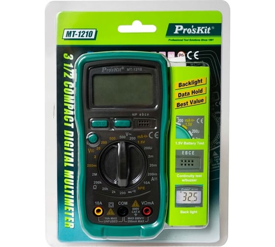 Мультиметр Pro'sKit ProsKit MT-1210 00313351