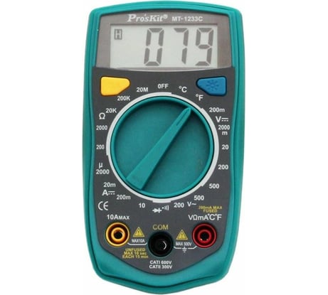 Мультиметр Pro'sKit ProsKit MT-1233C 00284270