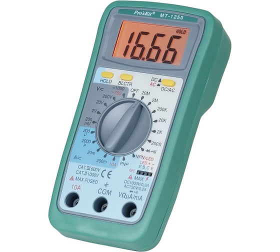 Мультиметр ProsKit MT-1250 00333747