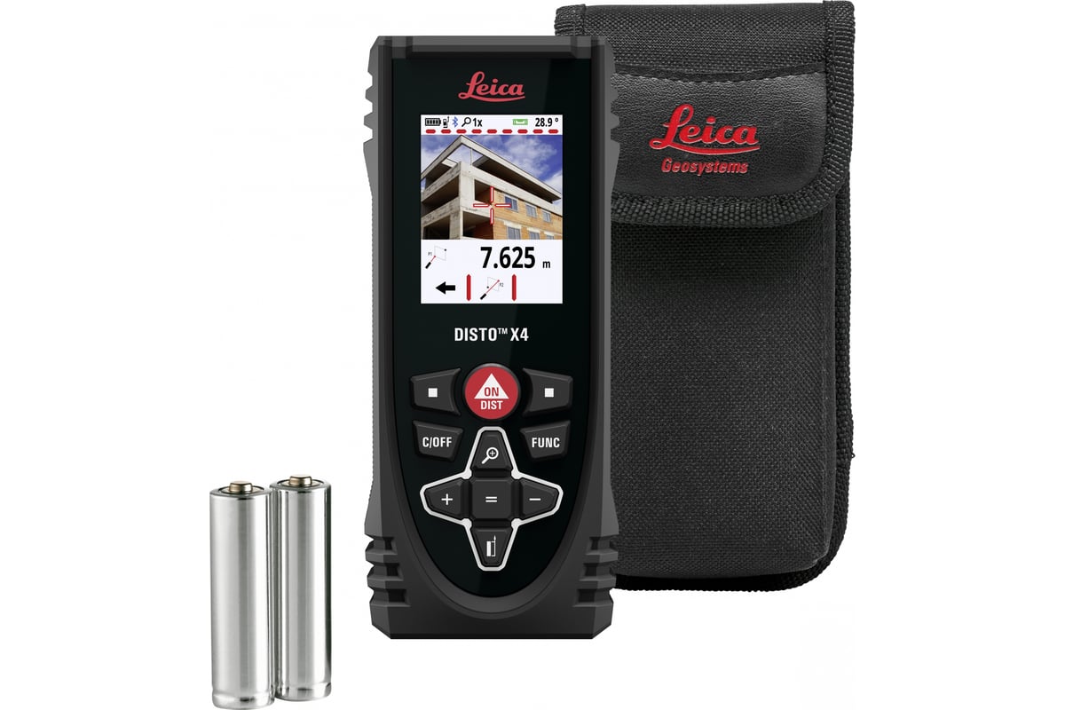 Leica DISTO X4 лазерный дальномер с Bluetooth и видоискателем