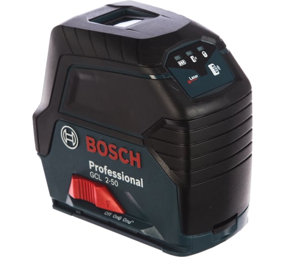 Комбинированный лазерный нивелир Bosch GCL 2-50 + RM1 + BM3 + LR6 + кейс 0.601.066.F01